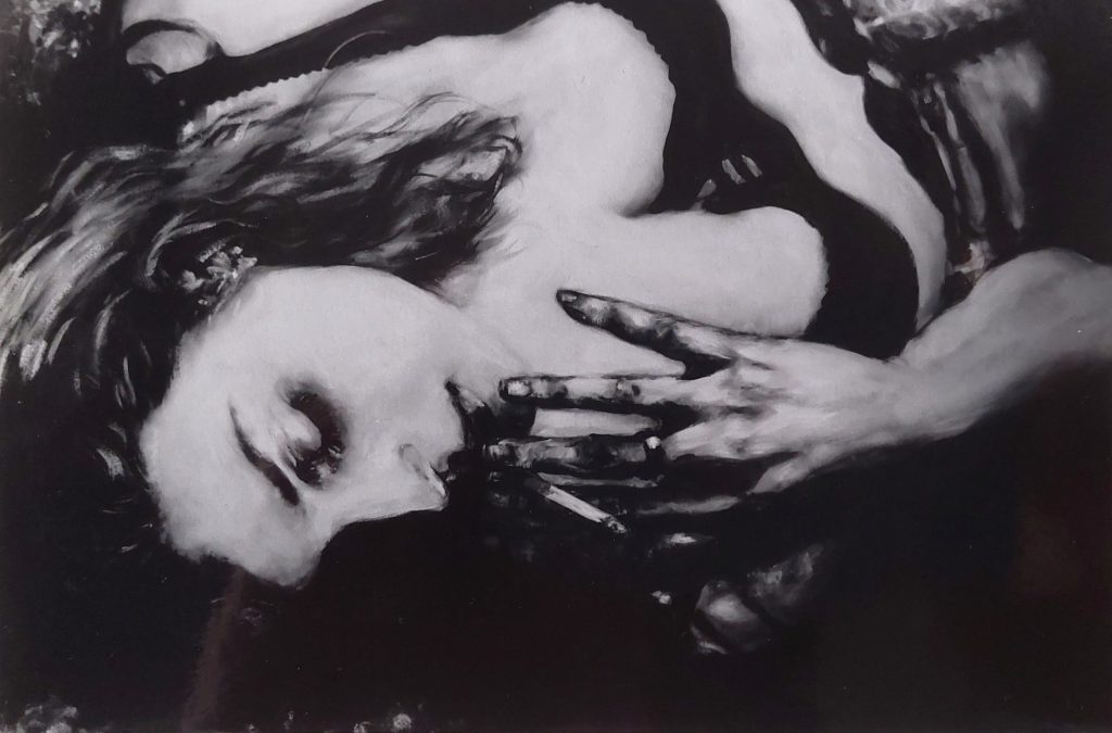 Zwei Personen in bunten Hüten