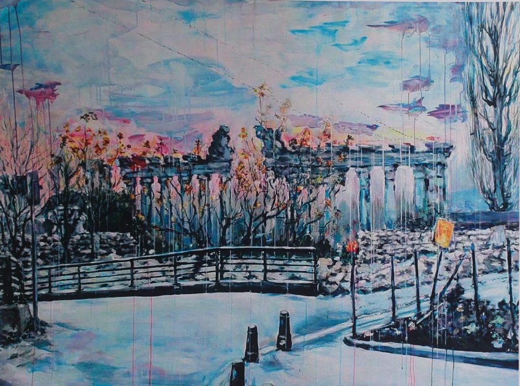 Kunstsalon-Broschüre mit Bildern