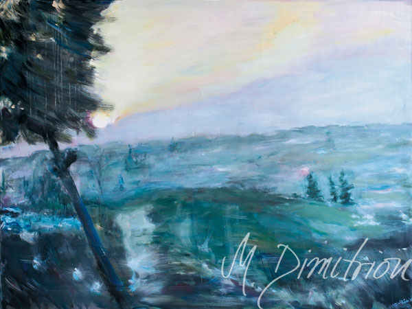 Straße mit Schuhreparaturgeschäft