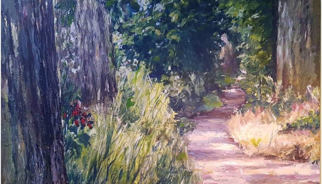 Zwei Personen in bunten Hüten