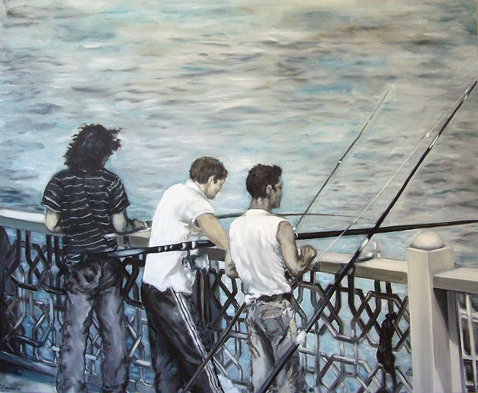 Abstrakte farbenfrohe Malerei