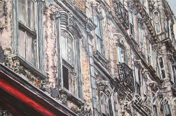 Frau mit rauchender Zigarette