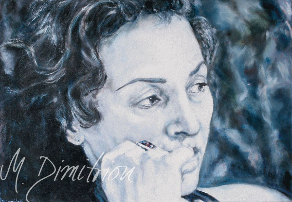 Städtische Szene mit Menschen