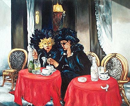 Abstrakte farbenfrohe Malerei