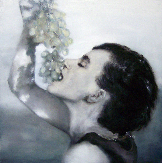 Frau mit rauchender Zigarette