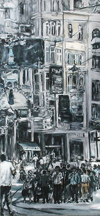 Kunstsalon-Broschüre mit Bildern