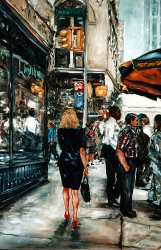 Vier Männer auf einer Bank