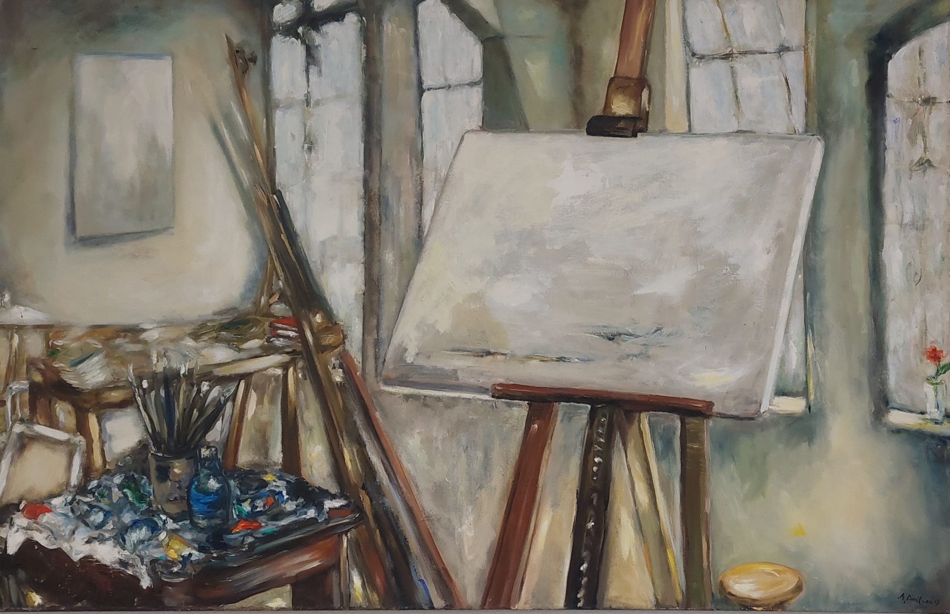 Abstrakte farbenfrohe Malerei