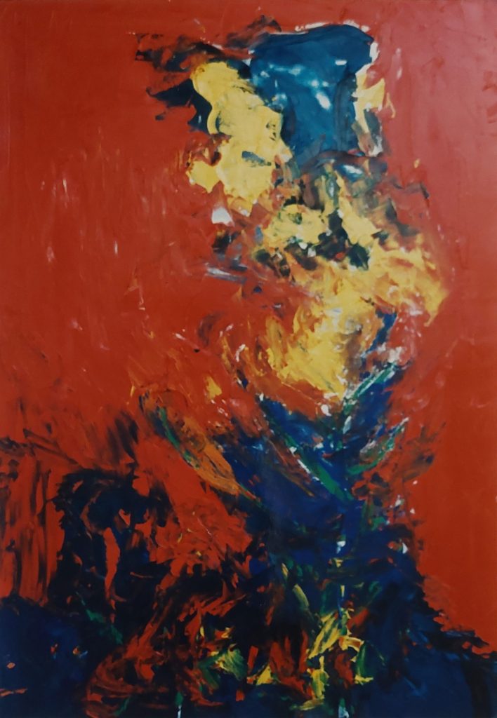 Abstrakte farbenfrohe Malerei