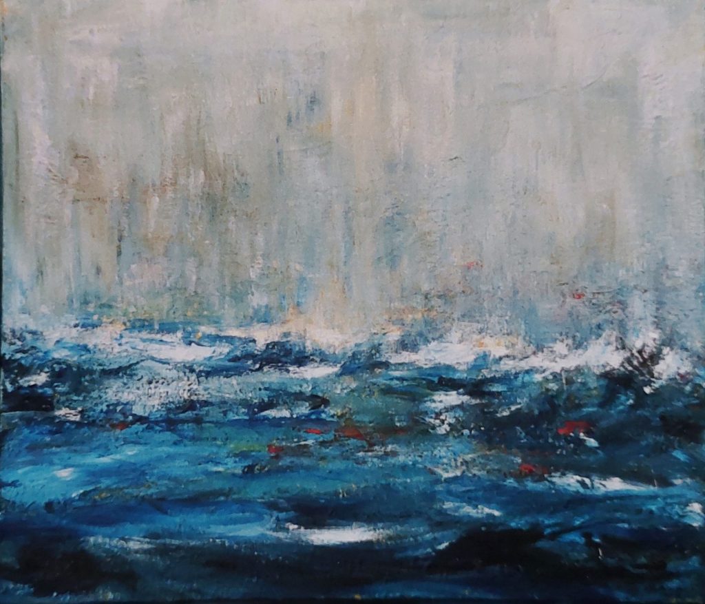 Abstrakte Darstellung des Meeres