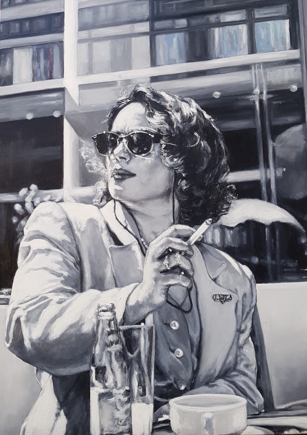 Zwei Personen in bunten Hüten